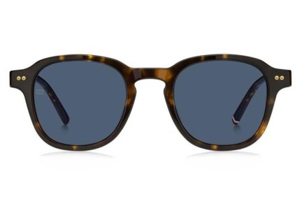 Okulary przeciwsłoneczne Tommy Hilfiger TH2185/S 086/KU Kwadratowe Havana