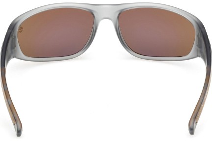 Okulary przeciwsłoneczne Timberland TB00033 20H Polarized Kocie oczy Szare