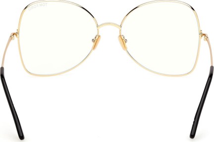 Okulary korekcyjne Tom Ford FT6049-B 030 Kocie oczy Złote