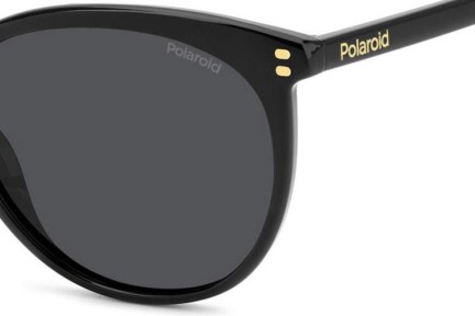 Okulary przeciwsłoneczne Polaroid PLD6231/S 807/M9 Polarized Kocie oczy Czarne