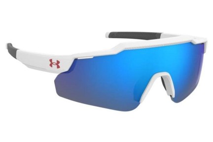 Okulary przeciwsłoneczne Under Armour UALEVELUPJR WWK/Z0 Pojedyncze | Shield Białe