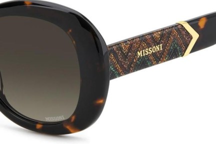 Okulary przeciwsłoneczne Missoni MIS0215/G/S 086/HA Kocie oczy Havana