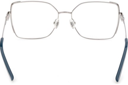 Okulary korekcyjne Guess GU50223 010 Kocie oczy Srebrne