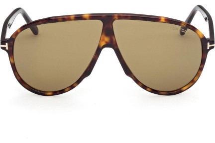 Okulary przeciwsłoneczne Tom Ford Vladimir FT1211 52N Pilotki (Aviator) Havana