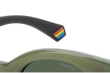 Okulary przeciwsłoneczne Polaroid PLD6240/S/X 1ED/UC Polarized Okrągłe Zielone