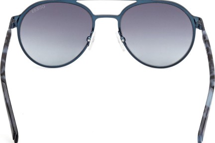 Okulary przeciwsłoneczne Guess GU00211 91W Okrągłe Niebieskie