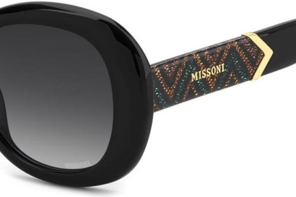 Okulary przeciwsłoneczne Missoni MIS0215/G/S 807/9O Kocie oczy Czarne