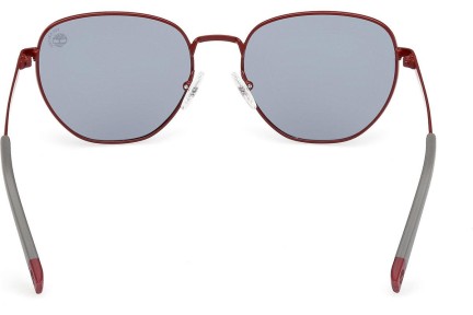 Okulary przeciwsłoneczne Timberland TB00048 67D Polarized Kwadratowe Czerwone