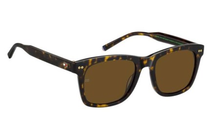 Okulary przeciwsłoneczne Tommy Hilfiger TH2184/S 086/70 Kwadratowe Havana