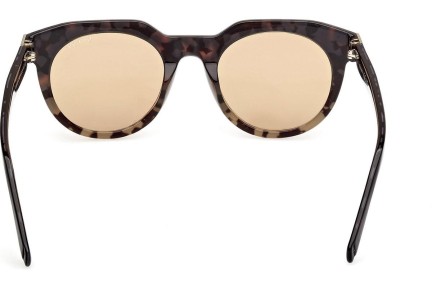 Okulary przeciwsłoneczne Guess GU00214 56E Okrągłe Havana