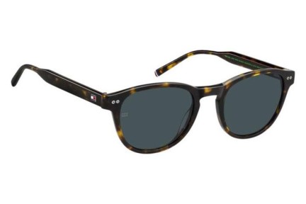 Okulary przeciwsłoneczne Tommy Hilfiger TH2186/S 086/KU Okrągłe Havana