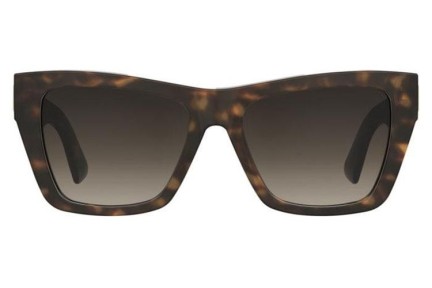 Okulary przeciwsłoneczne Moschino MOS181/S 086/HA Kocie oczy Havana