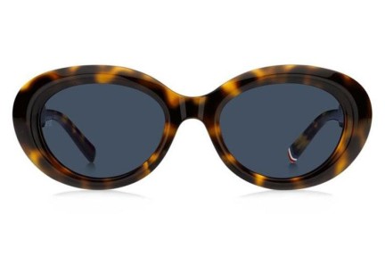 Okulary przeciwsłoneczne Tommy Hilfiger TH2207/S 05L/KU Owalne Havana