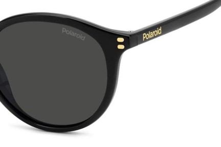 Okulary przeciwsłoneczne Polaroid PLD6233/S 807/M9 Polarized Okrągłe Czarne