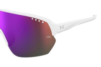 Okulary przeciwsłoneczne Under Armour UAGAMEDAYII/G 6HT/34 Pojedyncze | Shield Białe