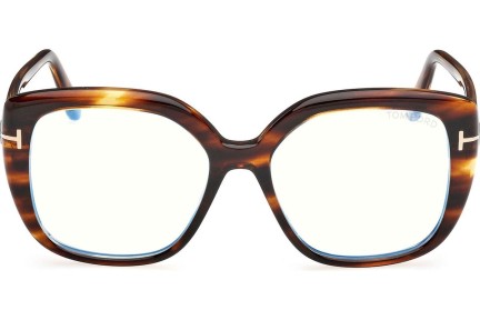 Okulary korekcyjne Tom Ford FT6043-B 055 Kocie oczy Havana