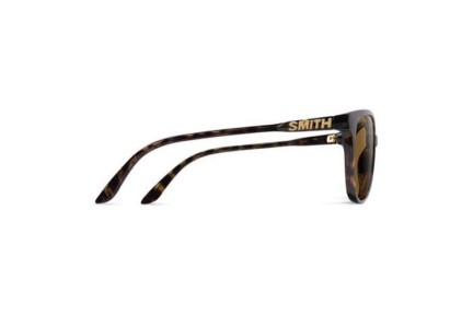 Okulary przeciwsłoneczne Smith CHEETAH 086/L5 Polarized Okrągłe Havana