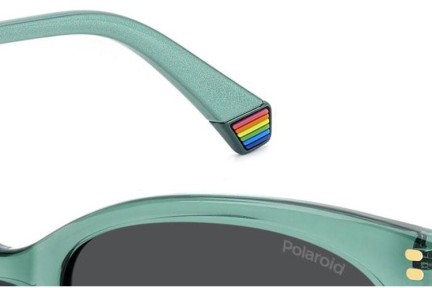 Okulary przeciwsłoneczne Polaroid PLD6231/S 1ED/M9 Polarized Kocie oczy Zielone