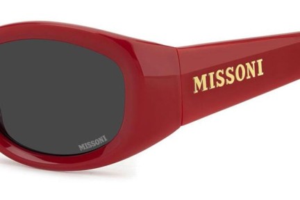 Okulary przeciwsłoneczne Missoni MIS0221/S C9A/IR Kocie oczy Czerwone