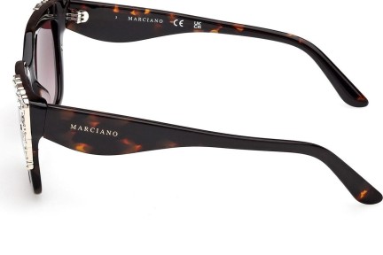 Okulary przeciwsłoneczne Marciano GM00027 52F Kocie oczy Havana