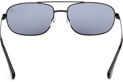 Okulary przeciwsłoneczne Timberland TB00045 01D Polarized Prostokątne Czarne