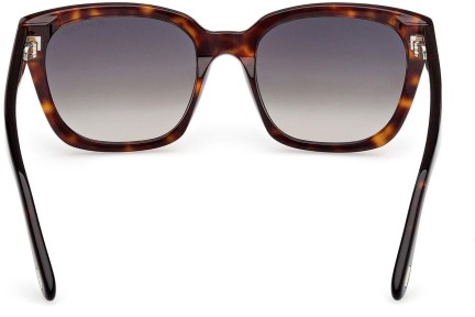 Okulary przeciwsłoneczne Tom Ford Haylay FT1216 52B Kwadratowe Havana