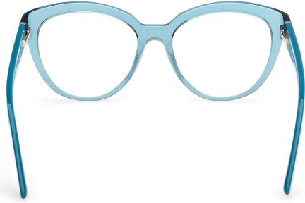 Okulary korekcyjne Guess GU50232 087 Kocie oczy Niebieskie