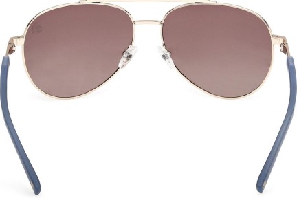 Okulary przeciwsłoneczne Timberland TB00039 32H Polarized Pilotki (Aviator) Złote