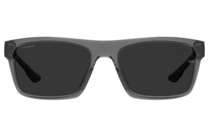 Okulary przeciwsłoneczne Under Armour UAACETECH 63M/M9 Polarized Kwadratowe Szare