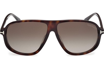 Okulary przeciwsłoneczne Tom Ford Guillaume FT1208 52K Pilotki (Aviator) Havana