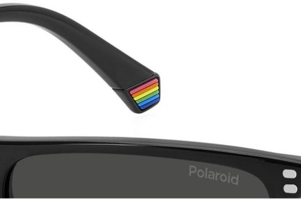 Okulary przeciwsłoneczne Polaroid PLD6232/S 807/M9 Polarized Kwadratowe Czarne