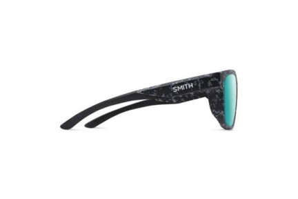 Okulary przeciwsłoneczne Smith BARRA/S UHX/QG Polarized Kwadratowe Czarne