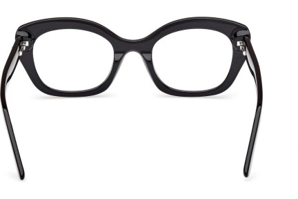 Okulary korekcyjne Guess GU50225 001 Kocie oczy Czarne