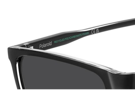 Okulary przeciwsłoneczne Polaroid PLD4180/S 7C5/M9 Polarized Kwadratowe Czarne