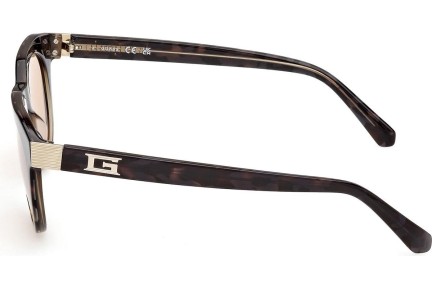 Okulary przeciwsłoneczne Guess GU00214 56E Okrągłe Havana