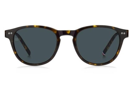 Okulary przeciwsłoneczne Tommy Hilfiger TH2186/S 086/KU Okrągłe Havana