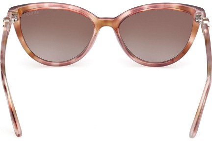 Okulary przeciwsłoneczne Guess GU00189 47F Kocie oczy Havana