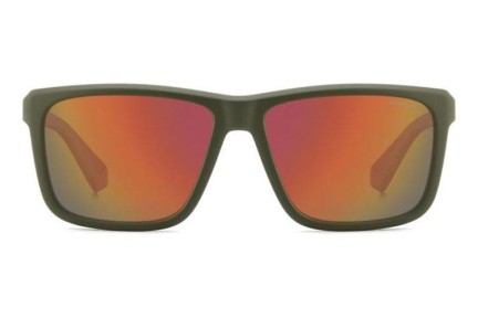 Okulary przeciwsłoneczne Polaroid PLD2164/S TBO/OZ Polarized Kwadratowe Zielone