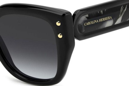 Okulary przeciwsłoneczne Carolina Herrera HER0312/S 807/9O Kocie oczy Czarne