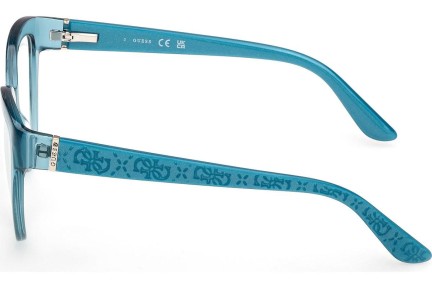 Okulary korekcyjne Guess GU50232 087 Kocie oczy Niebieskie