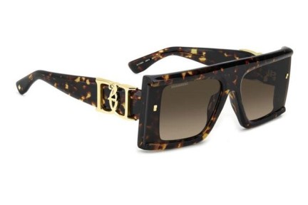 Okulary przeciwsłoneczne Dsquared2 D20169/S 086/HA Kwadratowe Havana