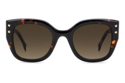 Okulary przeciwsłoneczne Carolina Herrera HER0312/S 086/HA Kocie oczy Havana