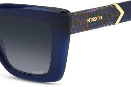 Okulary przeciwsłoneczne Missoni MIS0214/S PJP/08 Kocie oczy Niebieskie