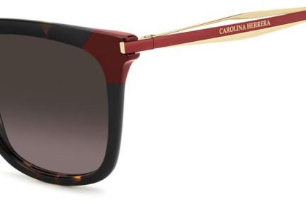 Okulary przeciwsłoneczne Carolina Herrera HER0308/S 086/HA Kocie oczy Havana