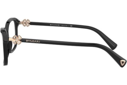 Okulary korekcyjne Bvlgari BV4191B 501 Kocie oczy Czarne