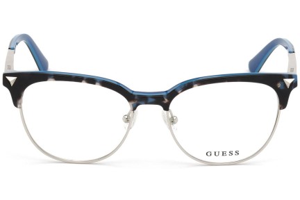 Okulary korekcyjne Guess GU2798 092 Browline Niebieskie