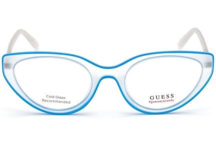 Okulary korekcyjne Guess GU3058 092 Owalne Niebieskie