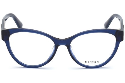 Okulary korekcyjne Guess GU2826 092 Kocie oczy Niebieskie