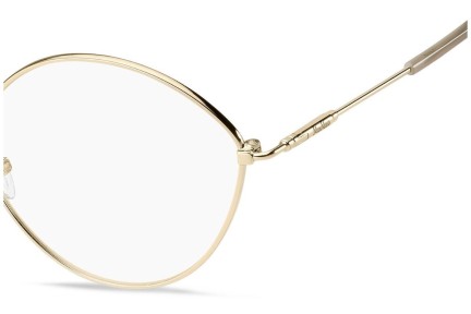 Okulary korekcyjne Max Mara MM1395 3YG Owalne Złote