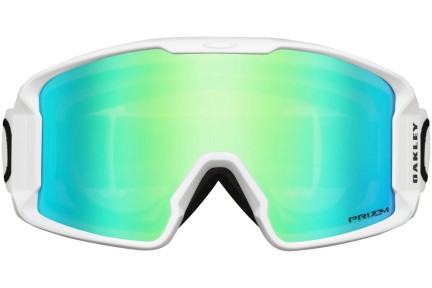 Gogle narciarskie Oakley Line Miner XM OO7093-08 PRIZM Pojedyncze | Shield Białe